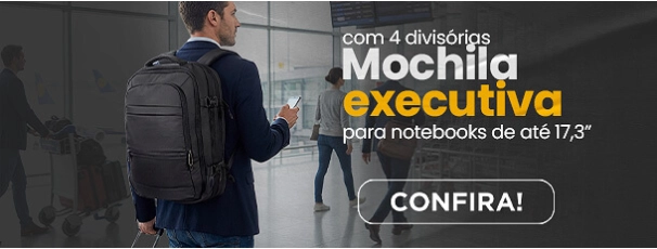 Mochila Executiva com 4 divisorias