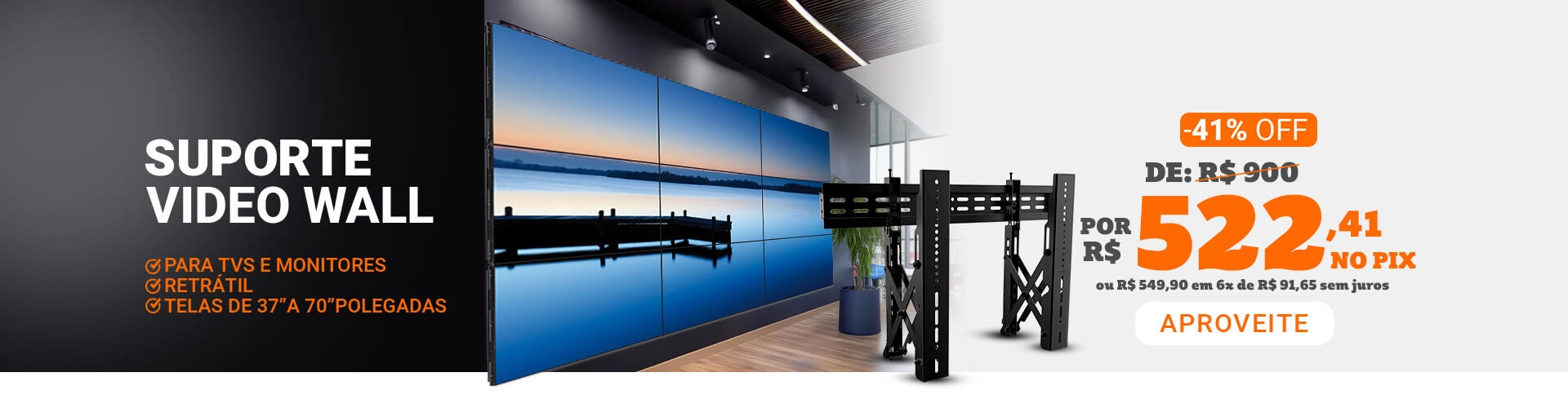 Suporte para Video Wall