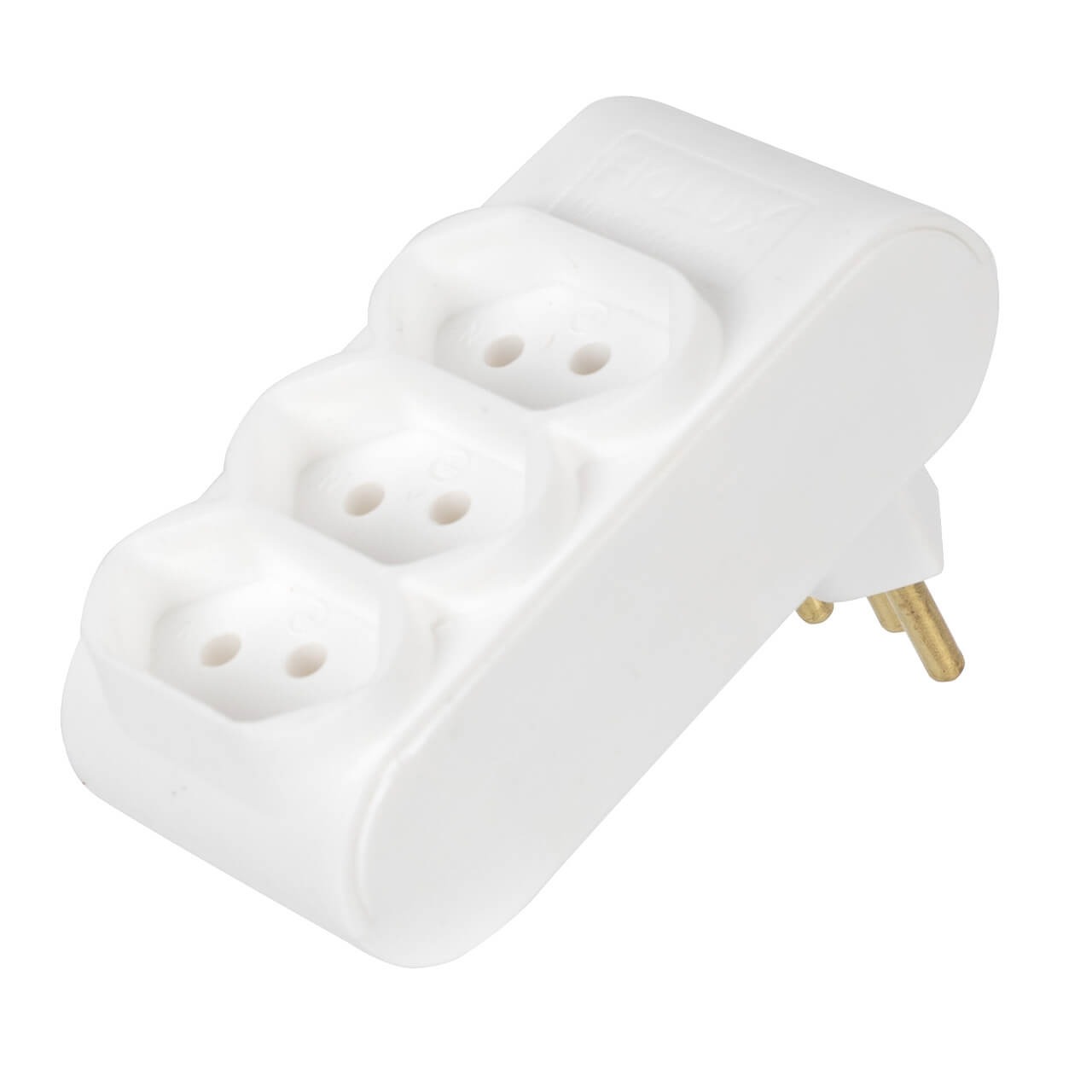 Adaptador de Tomadas 3 Entradas Novo Padrao 10A-250V-branco01.jpg Adaptador de Tomadas 3 Entradas Novo Padrao 10A-250V-branco01.jpg