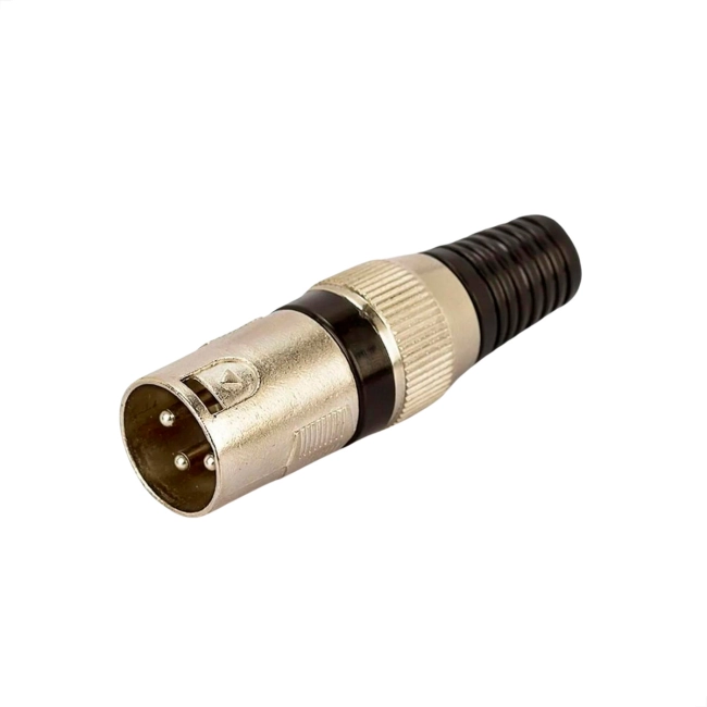 Plug Conector XLR Kanon Macho Preto_.jpg